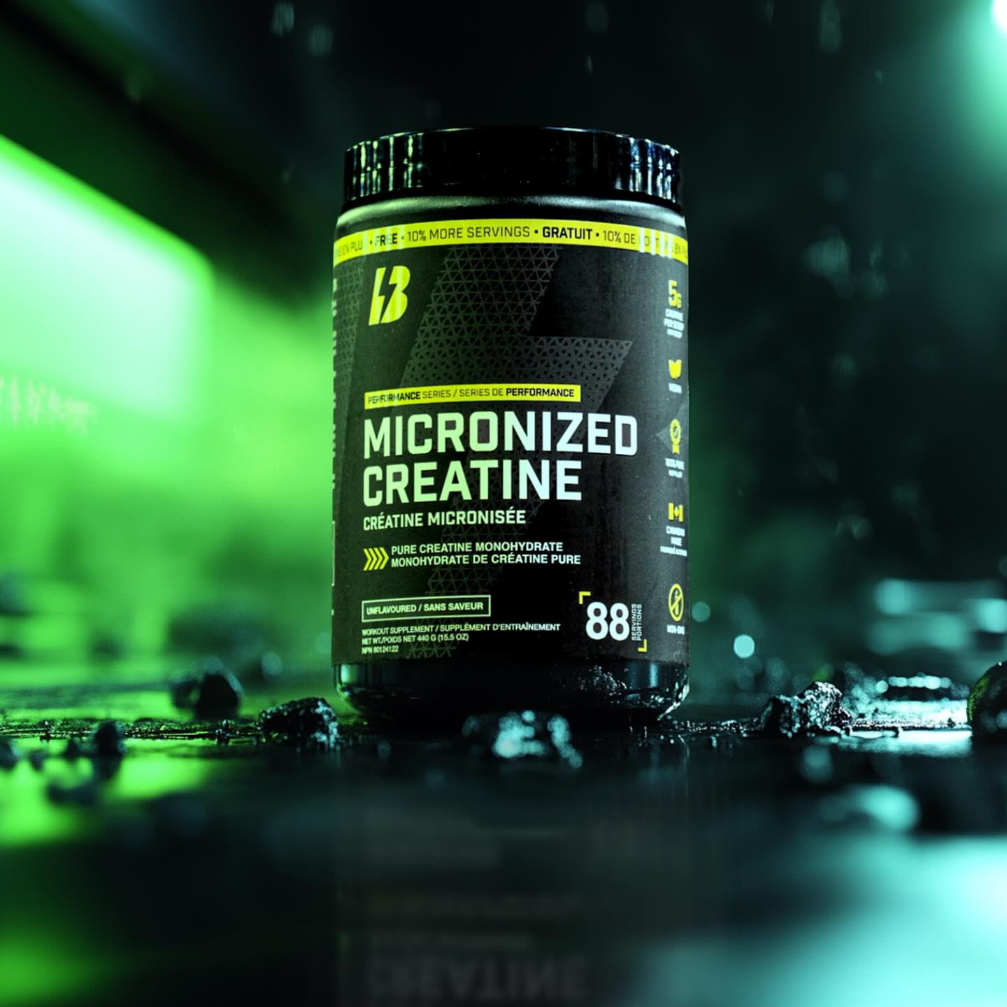 Creatine - Micronized Monohydrate -  440g | 88 Servings