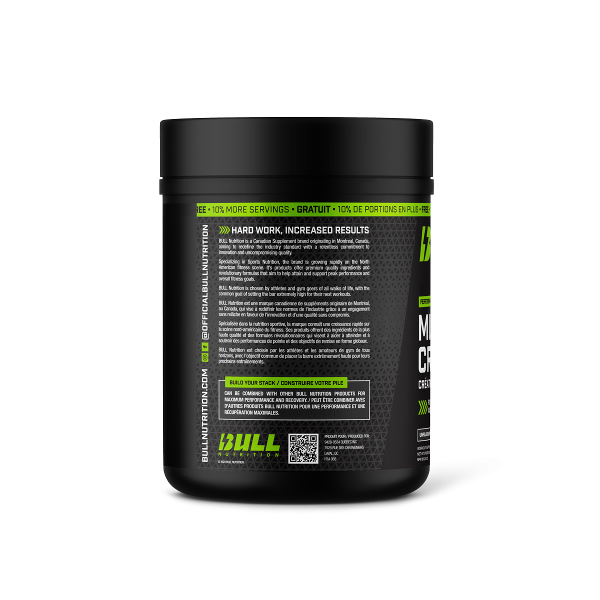 Creatine - Micronized Monohydrate – 1100g | 220 Servings