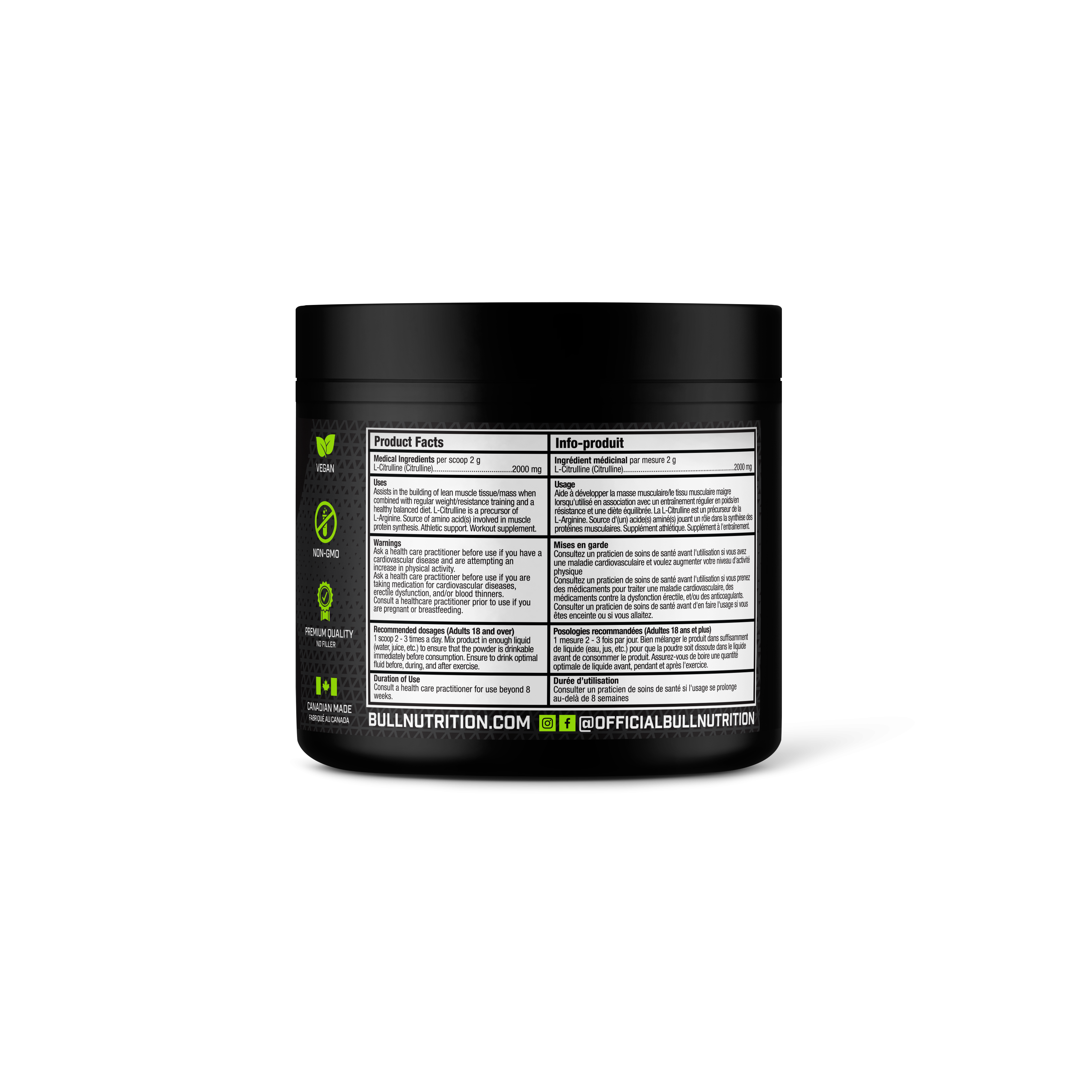 L-Citrulline – 200g | 100 Servings