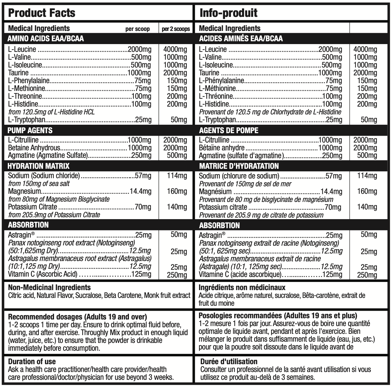 Amino Xplode - EAA/BCAA/Hydration – Matador Mango