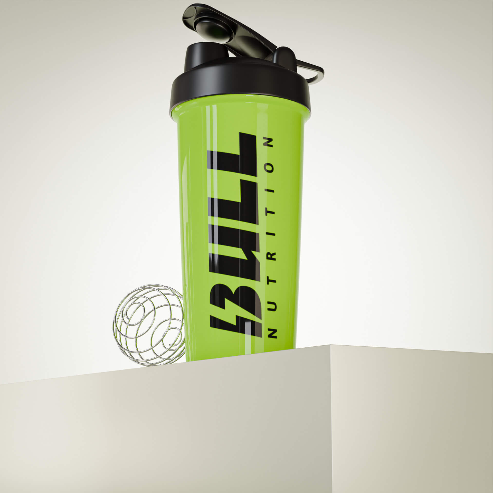 BULL Logo – 24oz Shaker Cup (Green)