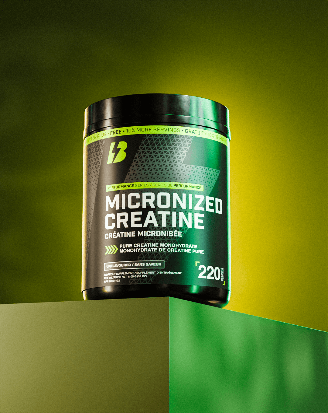 Creatine - Micronized Monohydrate – 1100g | 220 Servings