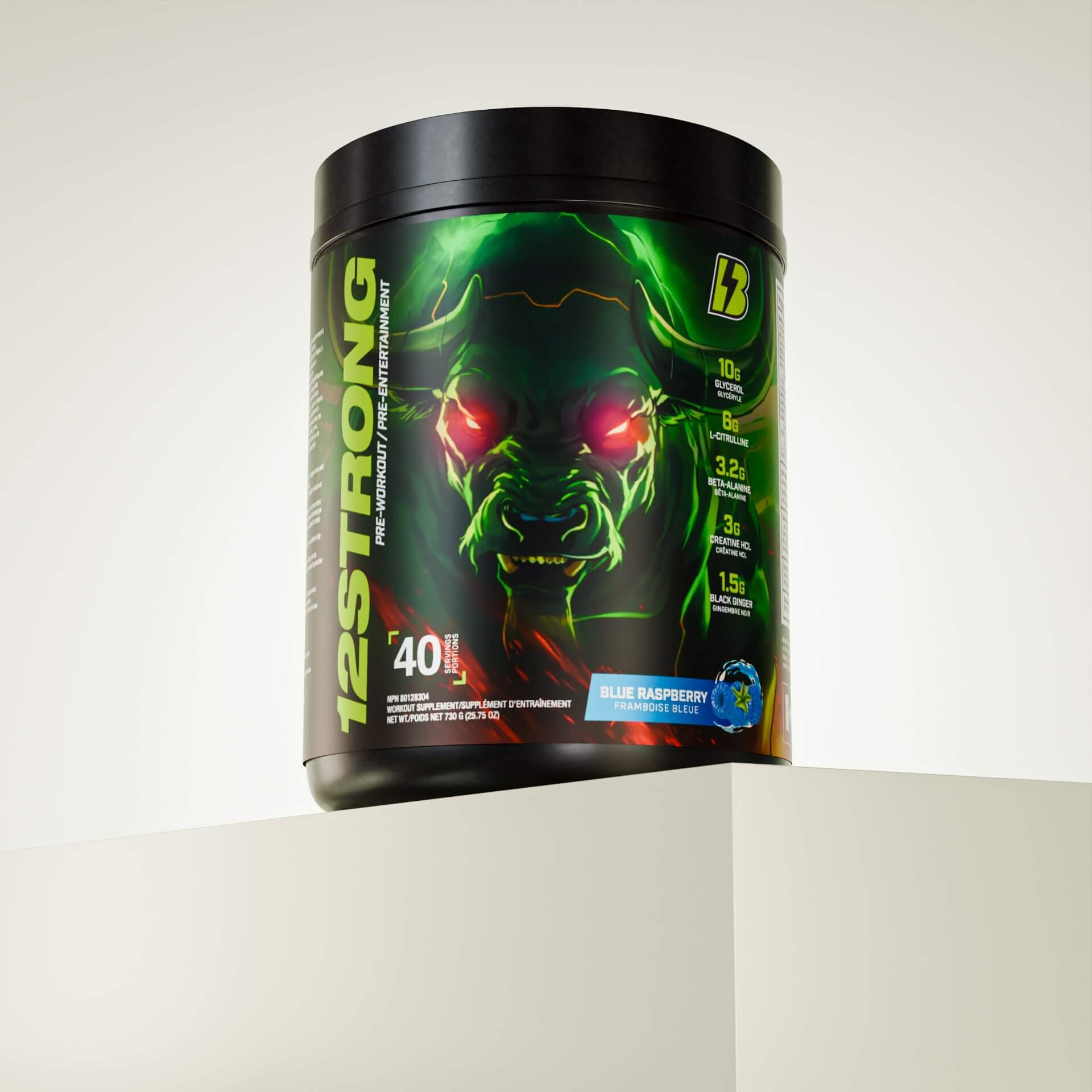 12STRONG Pre-Workout Formula – Blue Raspberry
