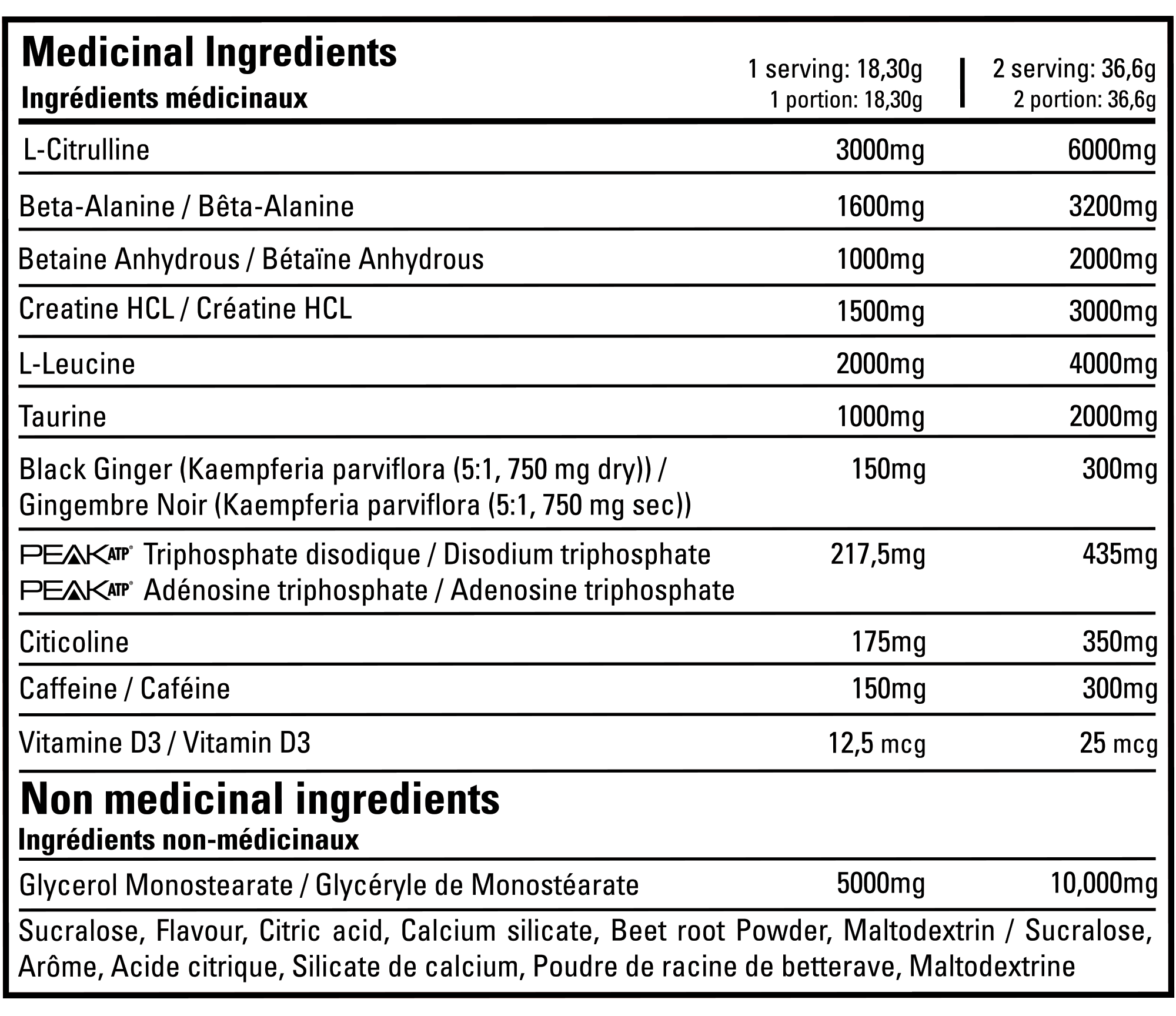 12 STRONG Pre-Workout – Blue Raspberry