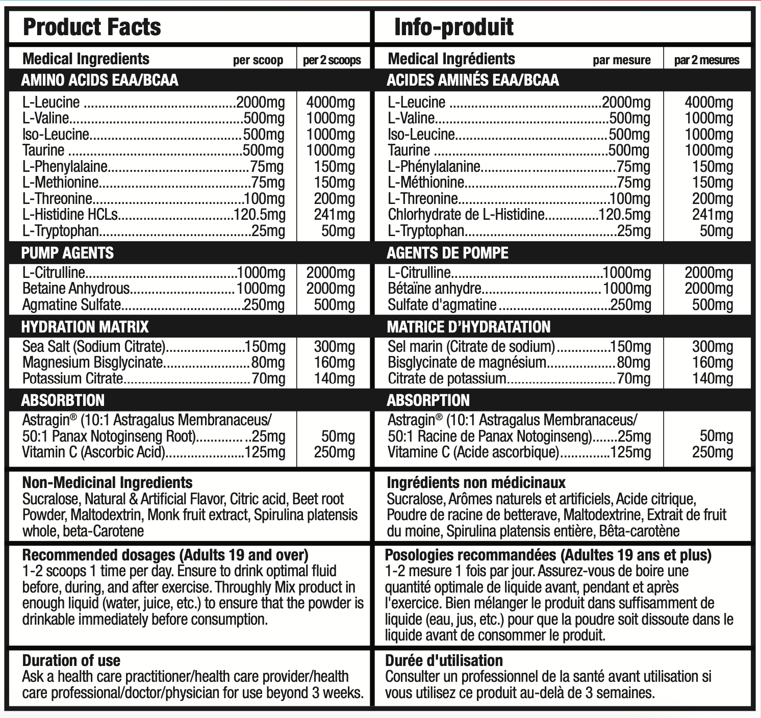 Amino Xplode - EAA/BCAA/Hydration - Red, White & Pop (Rocket Pop)
